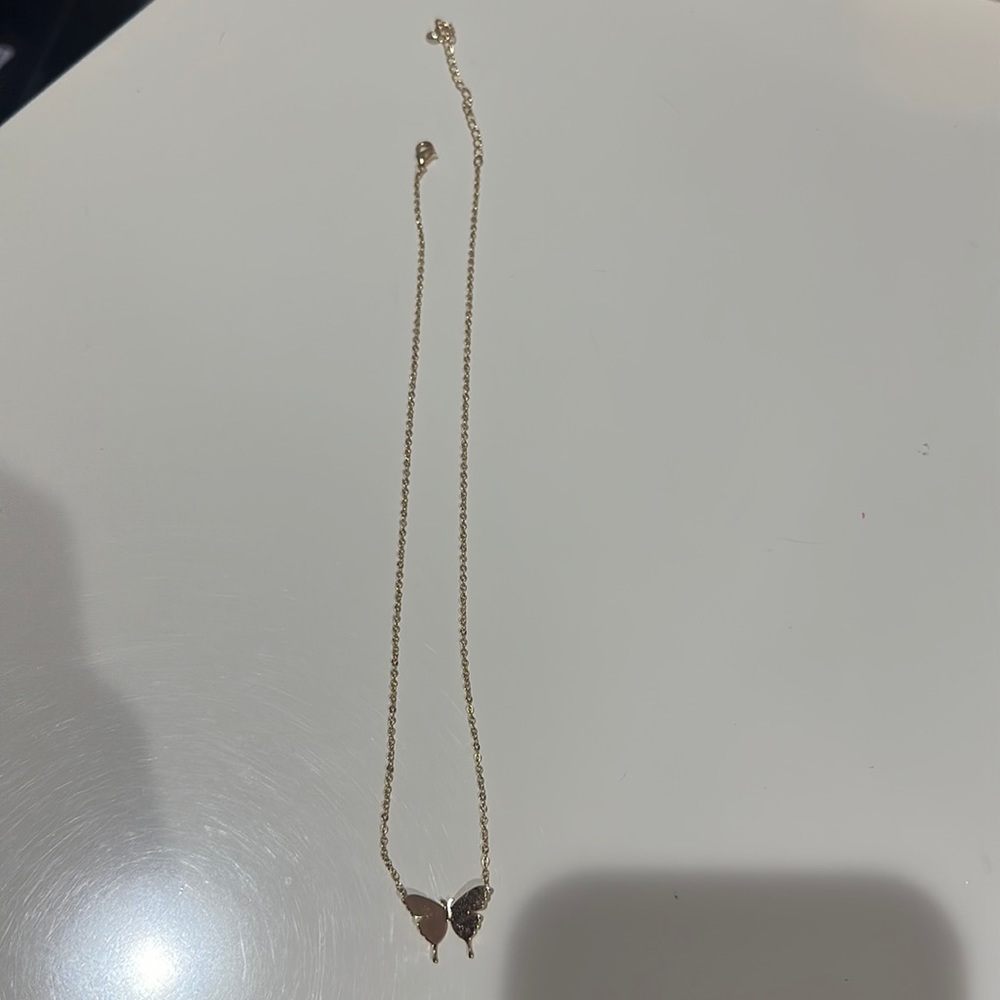 Butterfly Gold Necklace